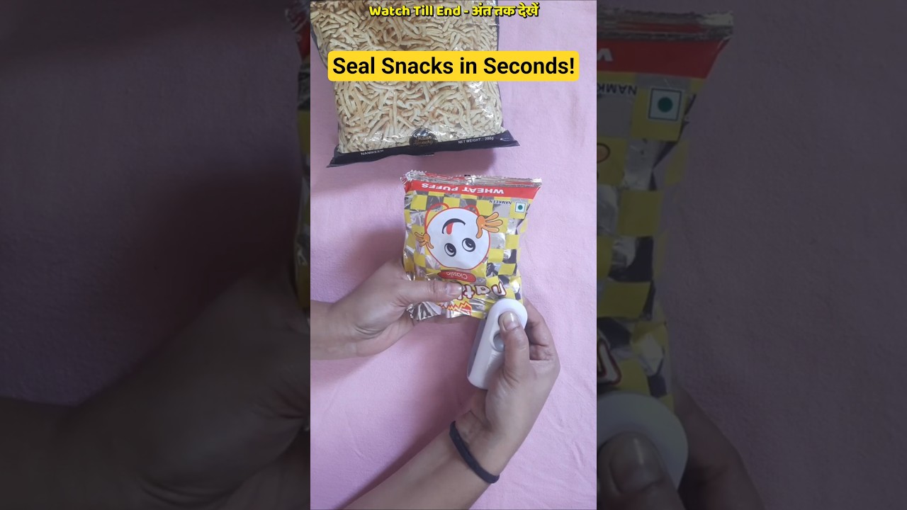 Seal Snacks in Seconds! 🔥 Mini Handheld Sealer 