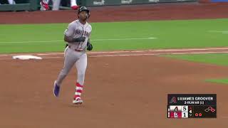 LuJames Groover's 1st Major League home run is a 2-run shot