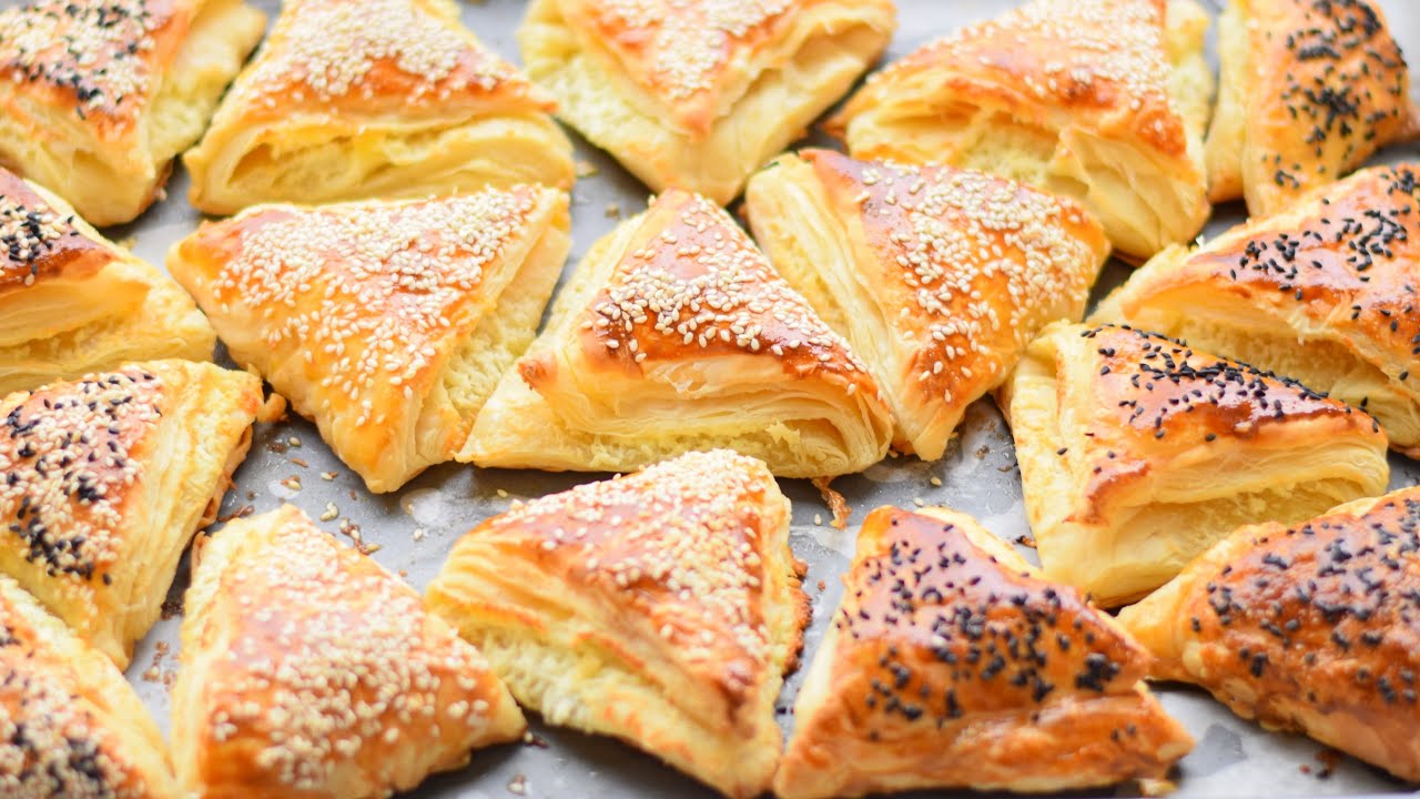 Bez kvasca, bez narastanja lisnate pitice - trouglici sa sirom, zaboravicete na pekaru