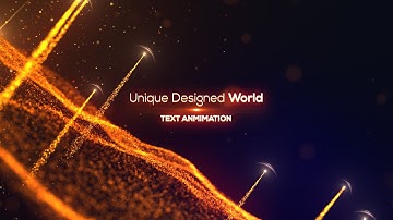 Magic Particles Titles - Stardust After Effects Tutorial