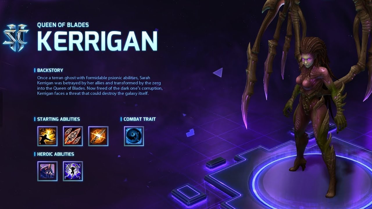 Kerrigan Talent Calculator :: Heroes of the Storm (HotS) Kerrigan Build Tool