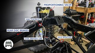 Early Bronco brake line routing