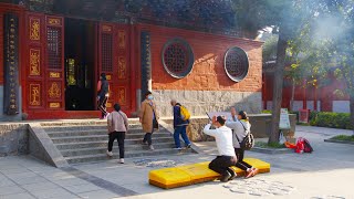 Tour chinese buddhism temples | Walk In China | Burmese and Thailand style | 洛阳 | 白马寺 | 4K | 6k