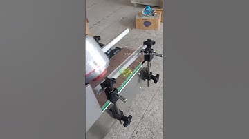 Cable string roll full wrap labeling machine automatic labeling line testing video