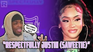 NOT A TRAIN RAN ! Saweetie Talks Relationships, Sex \& More W\/ Justin LaBoy \& Justin Combs - REACTION