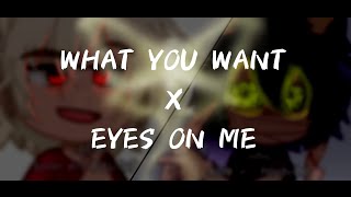 WHAT YOU WANT X EYES ON ME // what do you think  // remix // @LaSenioritaAbe