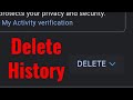 How to delete search history on youtube mobile
