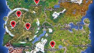 All 7 Henchman Walkie Talkie Locations In Fortnite!!