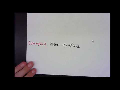 Solving Quadratics Part