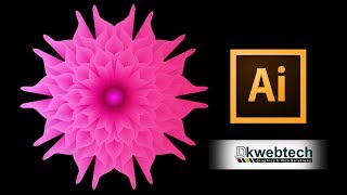 Adobe Illustrator CS6 for Beginners I Blend tool I Flower Icon in Hindi #04 screenshot 5