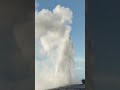 Old Faithful Launching into the Sky