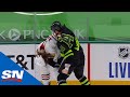 Benn & Zadorov Exchange Blows Right After Face-Off