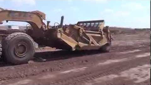 K-Tec 1233ADT Scraper Self Loading Overburden with Volvo A40E