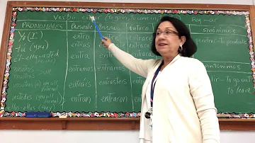 Qual o verbo de entrar?