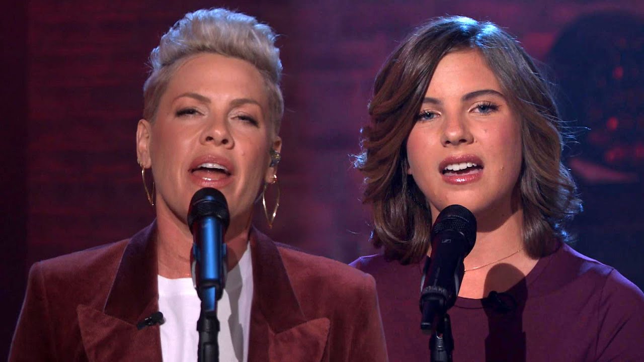 Pink and Daughter Willow Duet as She Takes Over The Kelly Clarkson Show