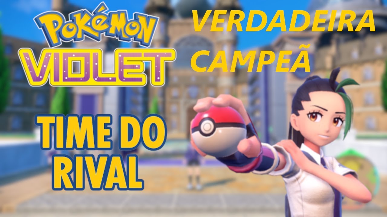A VERDADEIRA CAMPEÃ de Paldea - Desafio time do rival | POKéMON Violet