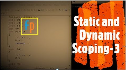 Static and Dynamic Scoping-4