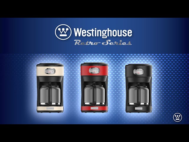 Westinghouse Retro Coffee Maker - Filter Coffee Machine - White –  Megaprojects