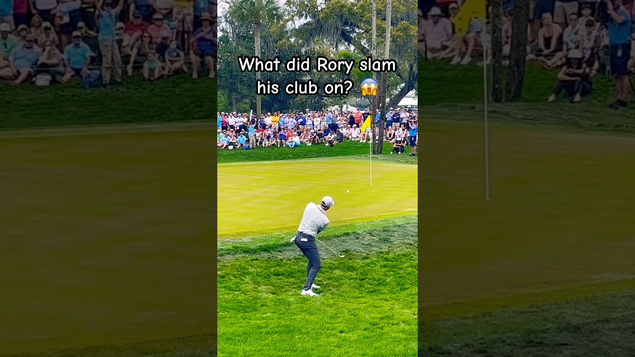 Even Rory McIlroy Snaps Sometimes 😅 #golf