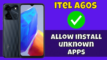 How to Allow install unknown apps itel A60s || install apps from unknown sources
