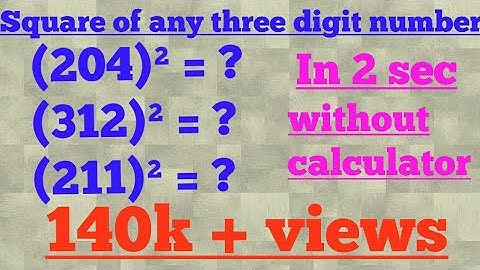 Square of any three digit number in mind | vedic maths | maths trick by imran sir
