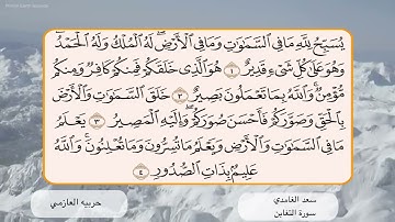 سورة التغابن1 -4