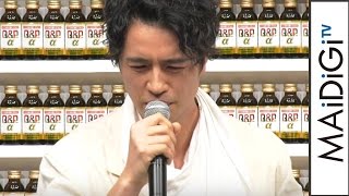 斎藤工、早口言葉に挑戦　米倉涼子の高評価にも自虐　「キューピーコーワ」発表会2