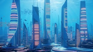 Future City 3024 Retro 80S Life Under The Ocean Stunning Sci-Fi Ai Short Film 4K