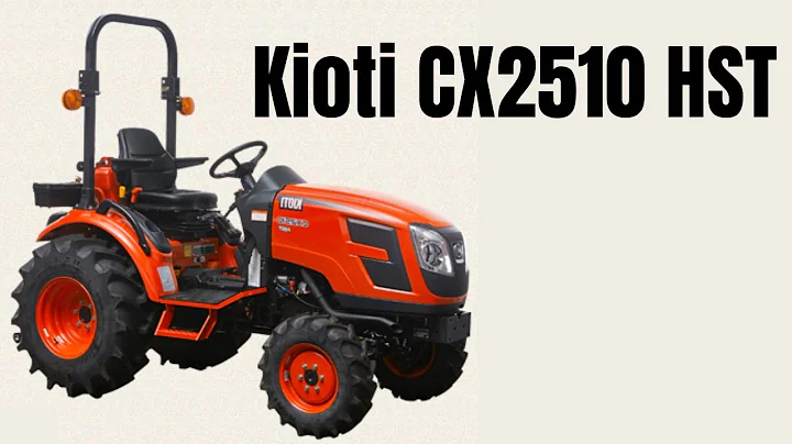 Kioti CX2510 HST Overview — True Compact Series Tractor