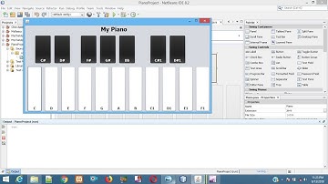 Java NetBeans Tutorial | How to make a piano in Java using Netbeans
