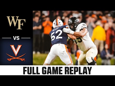 Wake Forest vs Virginia Full Game Replay | 2025 ACC Football