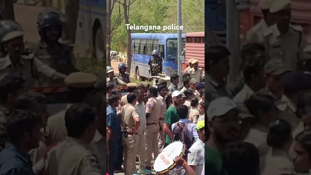 Telangana Police vs HCU students