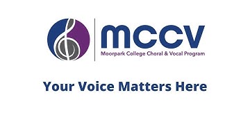 Your Voice Matters Here | Moorpark College Choral & Vocal Program