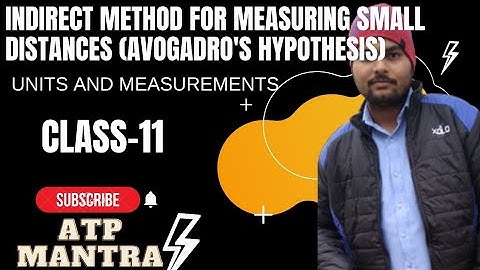 Indirect method for  measuring small distances