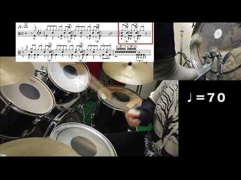King Gnu 勢喜遊さんドラムソロのビート叩いて見た