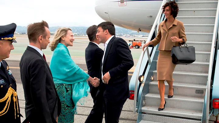 Matteo Renzi e Moglie Agnese Landini a San Francis...