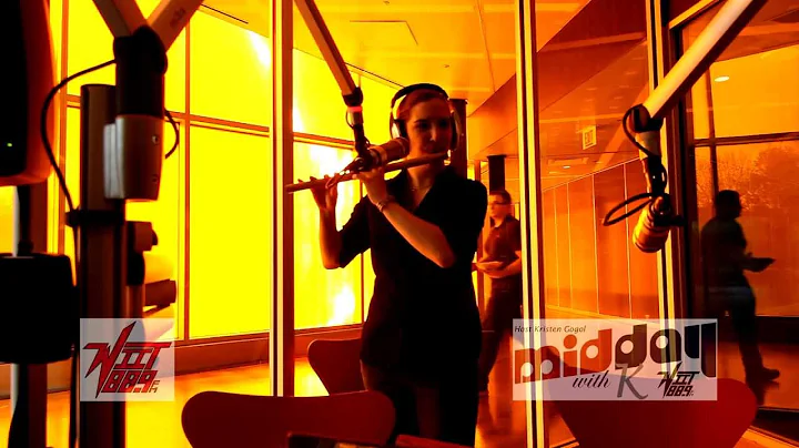 Vicki Shoemaker demonstrates an F flute