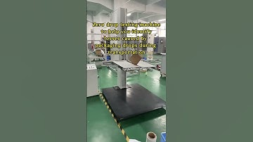 Zero drop testing machine to help you identify packaging drop issues