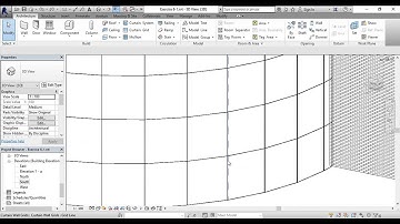 Curtain Walls in Revit Architecture Part Three In Arabic