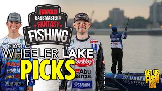 Top Fantasy Fishing Anglers for Bassmaster Elites Wheeler Lake