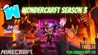 WonderCraft Season 3 official trailer - join Now 24/7