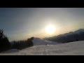 Deep powder snowmobiling in whistler backcountry with imagine dragons demons live