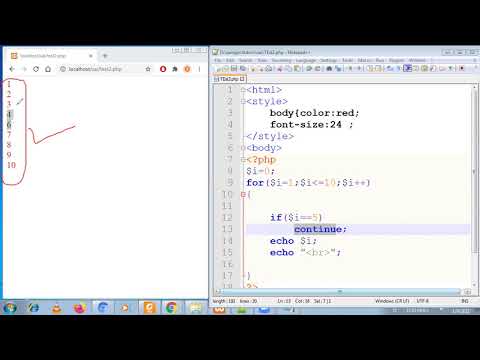 WEbTech Unit 4- Topic 016 break continue and goto in PHP