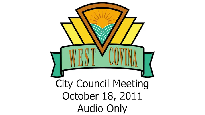 City of West Covina - October 18, 2011 - City Council Meeting
