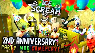 Ice Scream 3 Anniversary Mod Full Gameplay