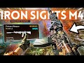 Returning to the M4A1 IRON SIGHTS Class Setup in Warzone... it's DEADLY!
