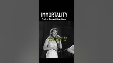 Celine Dion "Immortality" #lyrics #viral #fyp #short