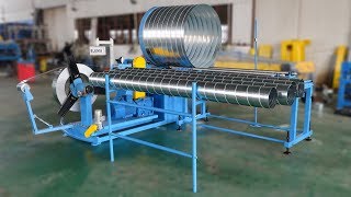 BLKMA company Spiral round duct making/forming machine,round tube spiral duct Manufacture machine