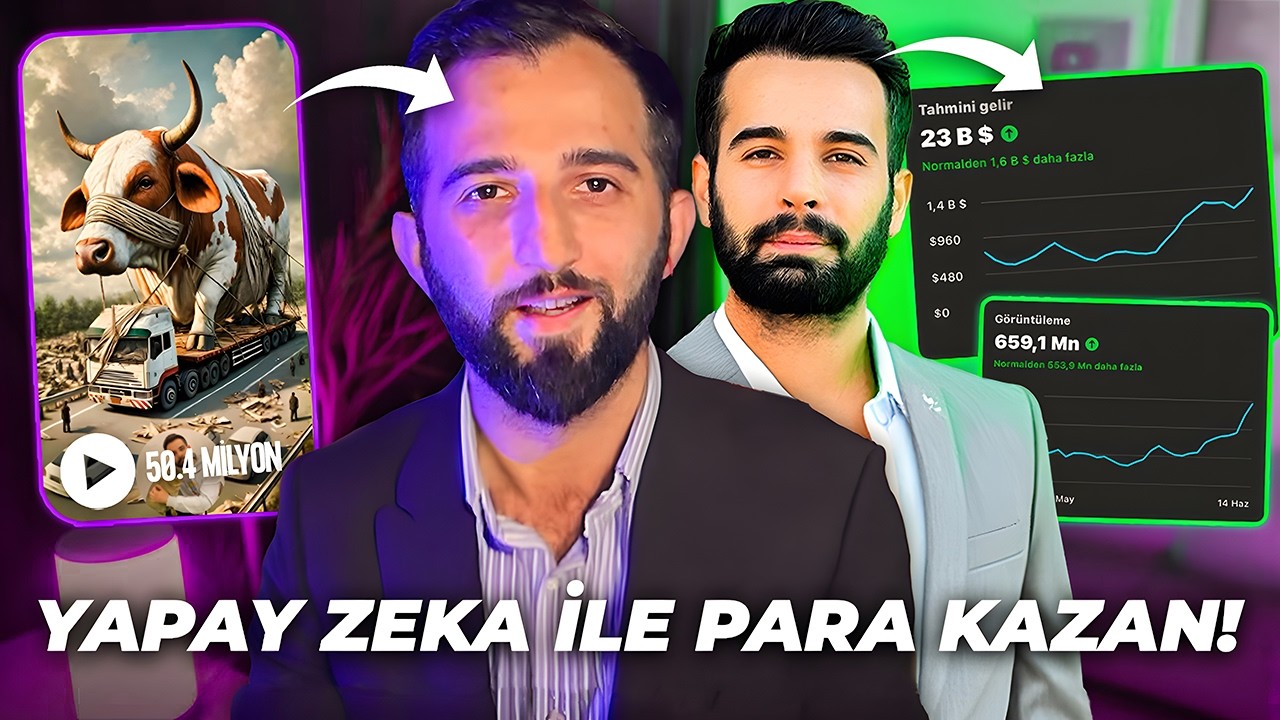YouTube'da Yapay Zeka ile Sadece 1.5 Ay! / 4 Milyon Abone ve 350.000 ₺ Kazanç!