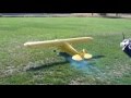 1/4 scale Cub on a windy day